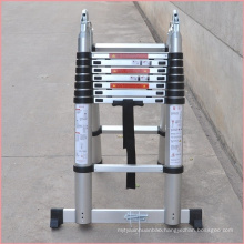 Strong safety performance factory wholesale 10m telescopic aluminum ladder step